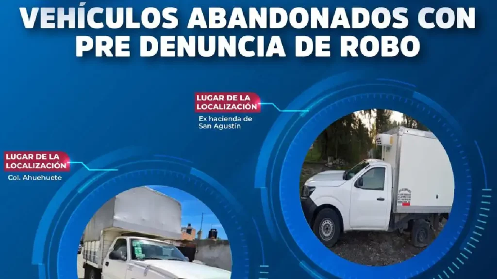 Estrategia de seguridad en Atlixco da resultados; recuperan tres vehículos con reporte de robo