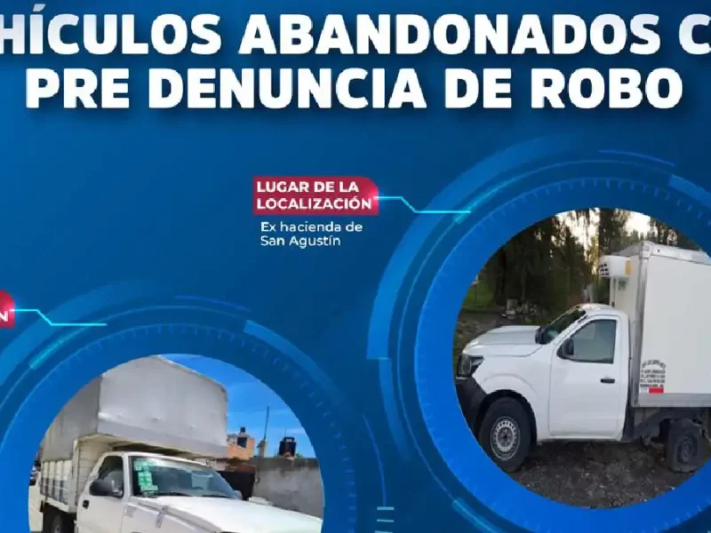Estrategia de seguridad en Atlixco da resultados; recuperan tres vehículos con reporte de robo