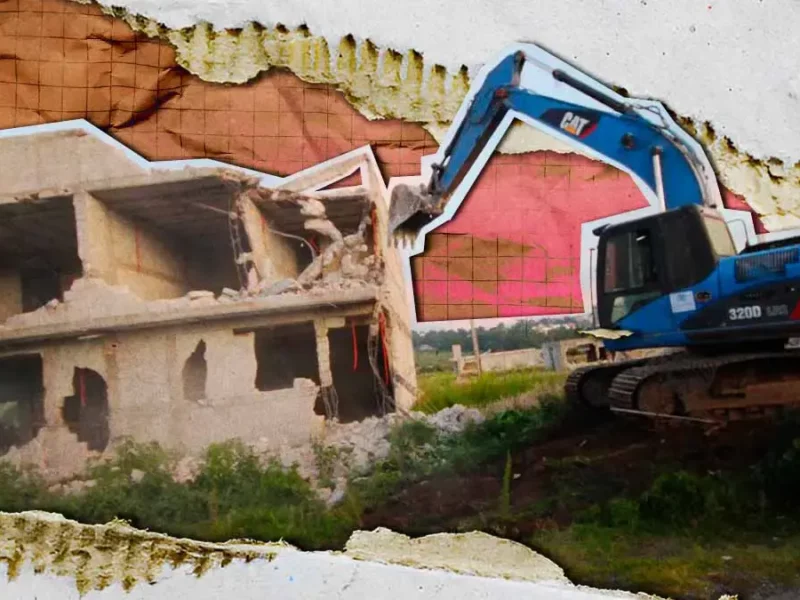 Ayuntamiento de Puebla derrumba construcciones irregulares en La Covadonga