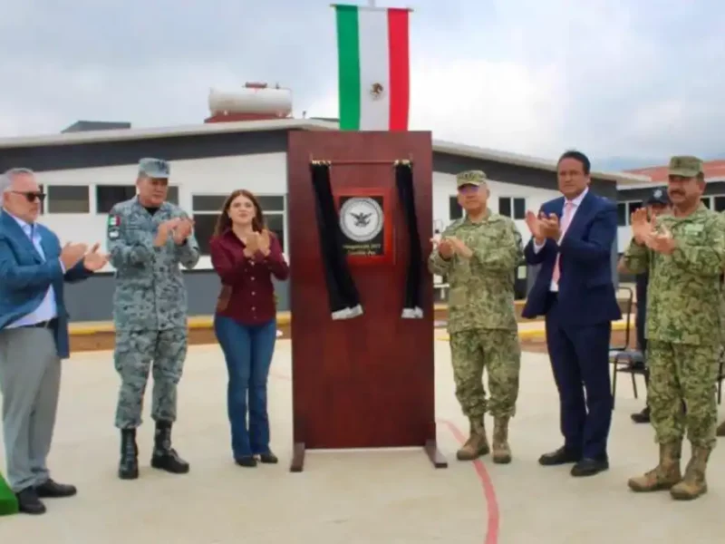Bety Sánchez inaugura instalaciones de la Guardia Nacional en Zacatlán