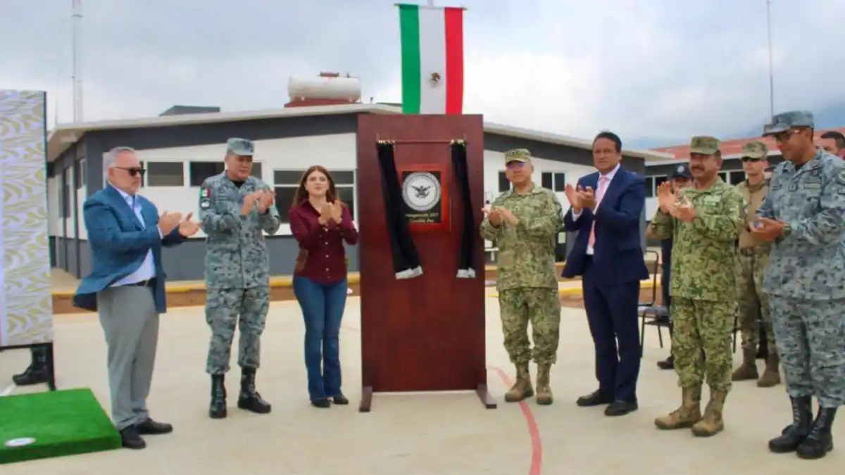 Bety Sánchez inaugura instalaciones de la Guardia Nacional en Zacatlán