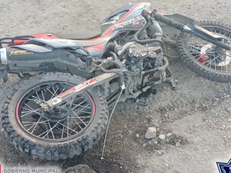 SSC de Huejotzingo recupera cuatro motocicletas robadas; hay dos detenidos