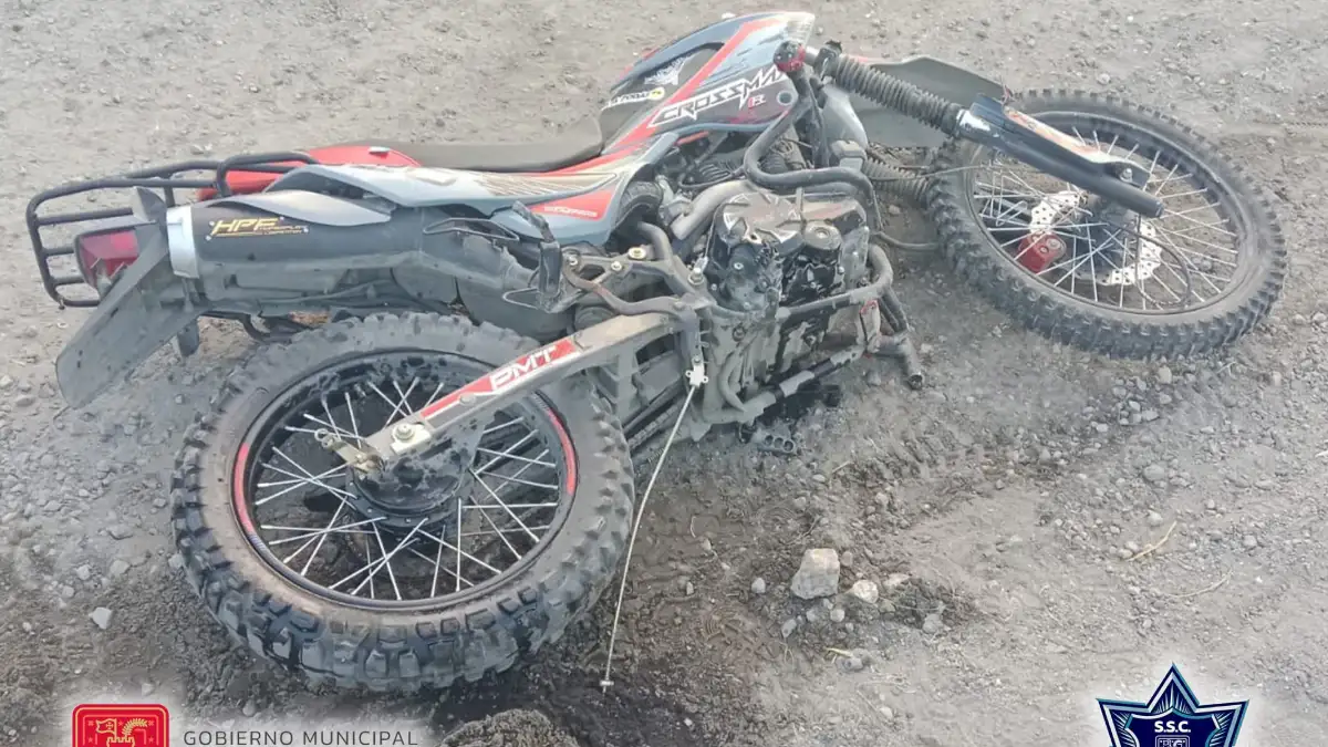 SSC de Huejotzingo recupera cuatro motocicletas robadas; hay dos detenidos