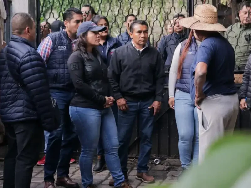 Evalúa Gobierno de San Andrés Cholula zonas afectadas por las intensas lluvias