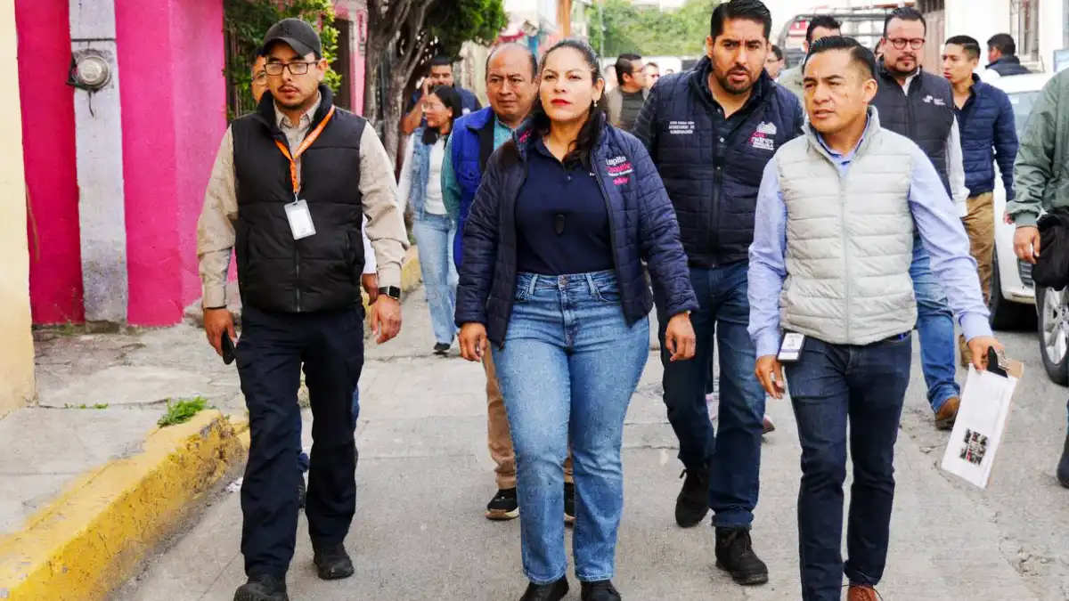 Atiende Lupita Cuautle a familias afectadas por las lluvias
