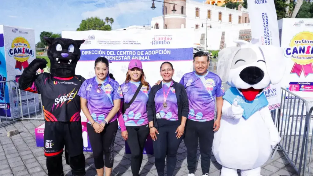 Celebra San Andrés Cholula su Primera Carrera Canina