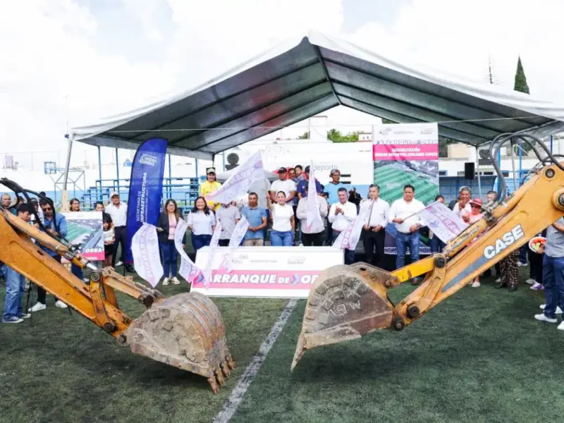 Con obras Lupita Cuautle transforma espacios para fomentar el deporte y la vida sana
