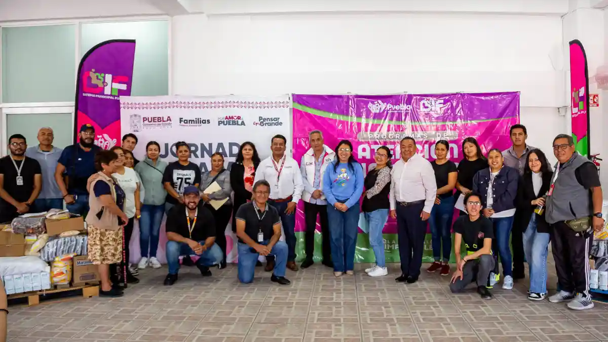 Entrega DIF Puebla Capital insumos alimentarios del programa “Desayunos Calientes”