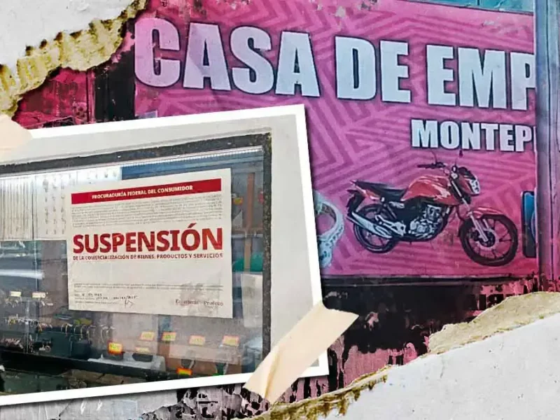 Profeco clausura casa de empeño Montepio Plus en Puebla por prácticas abusivas