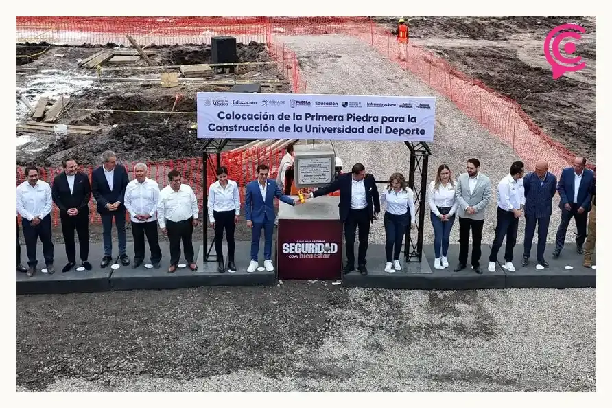 Puebla será potencia deportiva, afirma Armenta al iniciar obras de la Universidad del Deporte