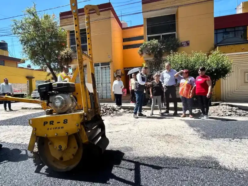 Supervisa Gobierno de la Ciudad avances de la campaña Bacheando Puebla en juntas auxiliares