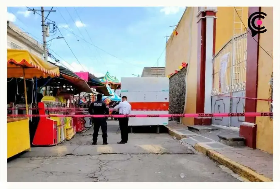 Trabajador murió electrocutado durante instalación de juegos mecánicos en San Andrés Cholula