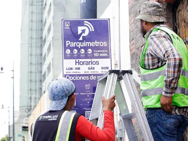 Ayuntamiento de Puebla analiza ampliación de parquímetros en más zonas de la capital