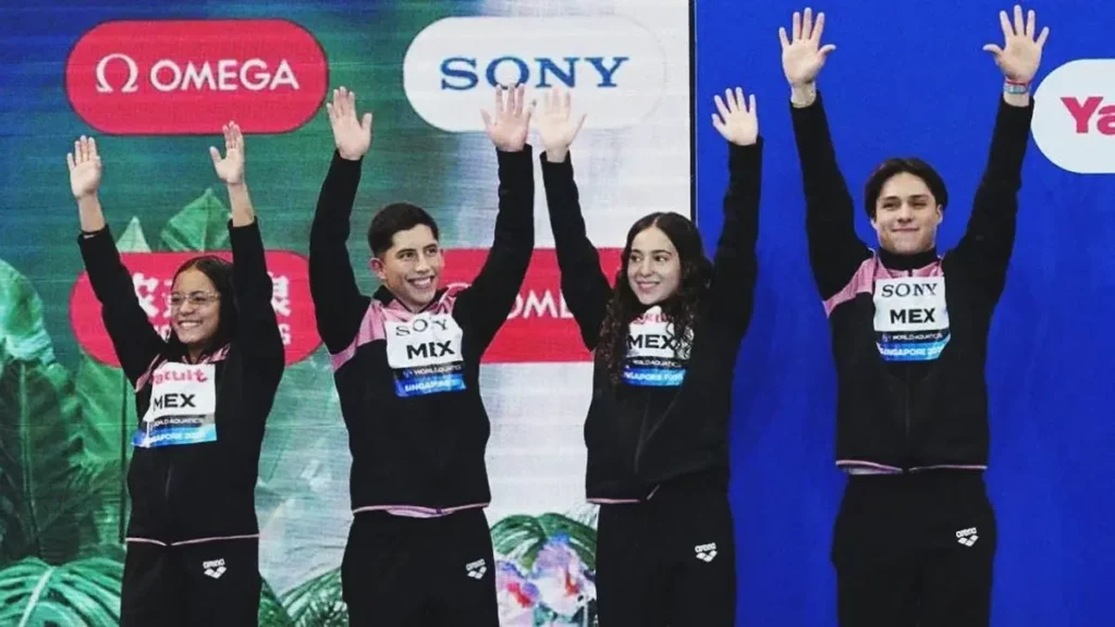 Selección Mexicana de Clavados consigue medallas en Mundial de Deportes Acuáticos Singapur 2025