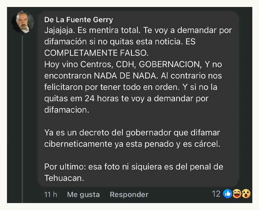 Comer más de una vez al día, un lujo del penal de Tehuacán