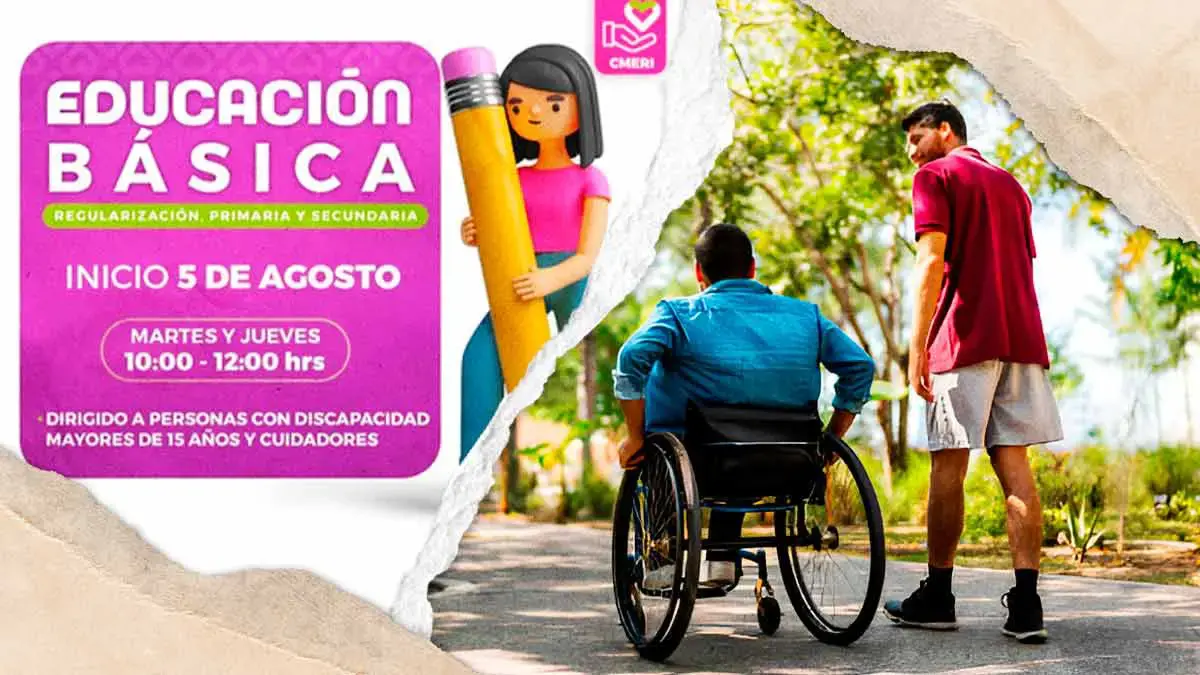 Invita DIF Puebla Capital al Taller de Regularización en educación básica para personas con discapacidad