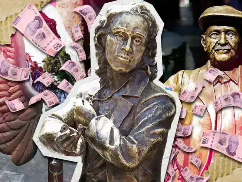 Ayuntamiento de Puebla invertirá 700 mil pesos para reparar esculturas vandalizadas del Centro Histórico