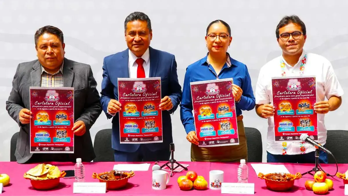 La Sonora Dinamita y Los Acosta encabezarán festejos de la Feria de Coronango 2025
