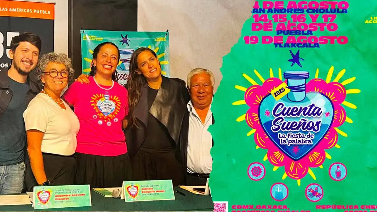 Festival “Cuenta Sueños, La Fiesta de la Palabra” llega a Puebla, Tlaxcala y Cholula