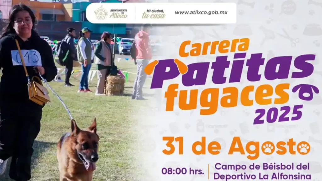 Ariadna Ayala continúa fortaleciendo la unión familiar con la carrera "Patitas Fugaces" en Atlixco