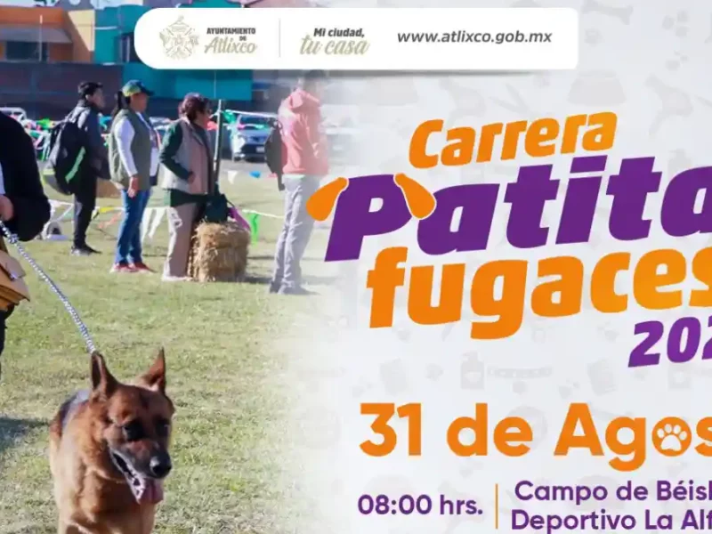 Ariadna Ayala continúa fortaleciendo la unión familiar con la carrera "Patitas Fugaces" en Atlixco