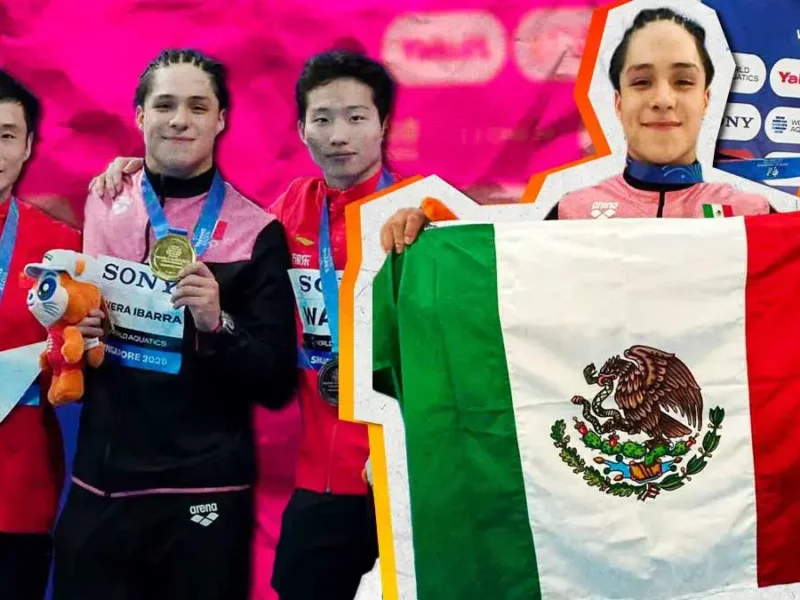Osmar Olvera gana medalla de oro en Campeonato Mundial de Deportes Acuáticos 2025