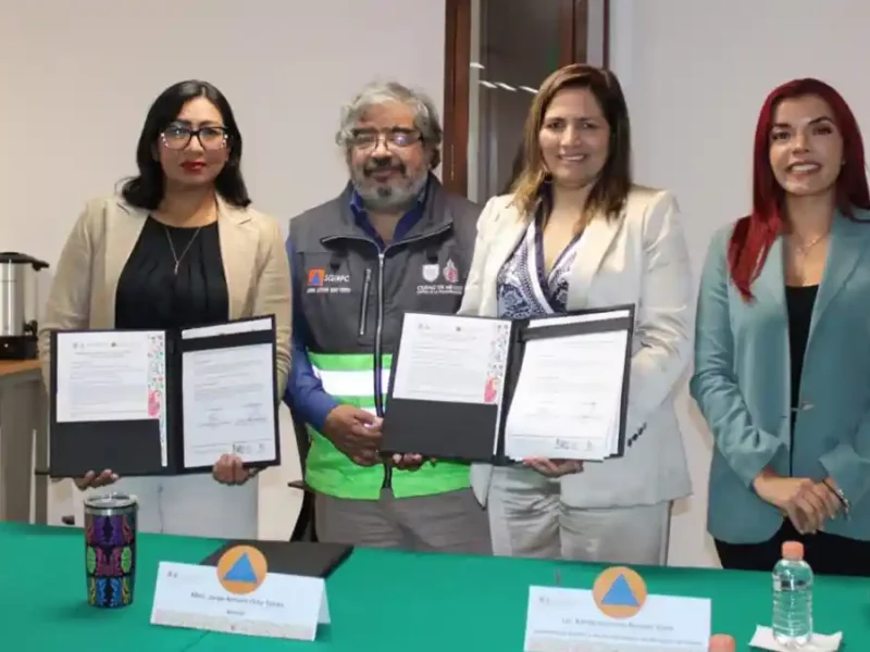 Gobierno de la Ciudad suma alianzas para capacitar a su personal en temas de protección civil y riesgo