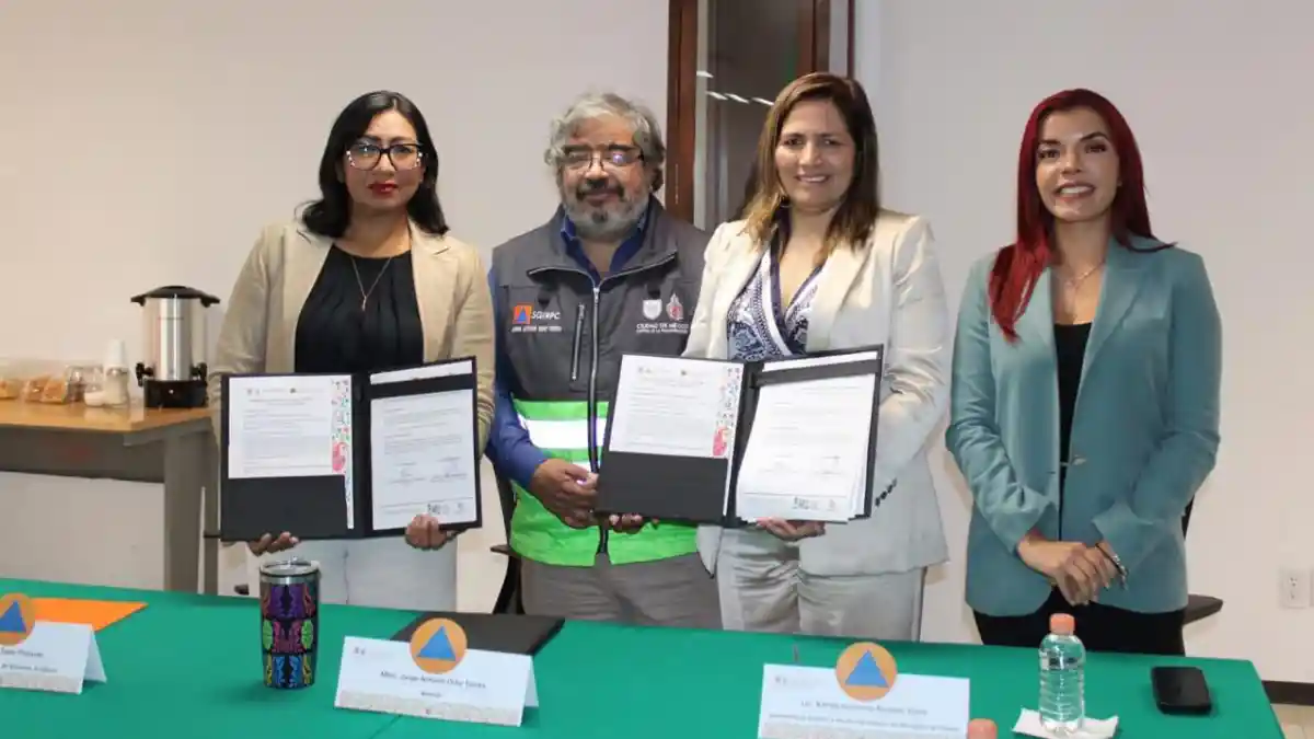 Gobierno de la Ciudad suma alianzas para capacitar a su personal en temas de protección civil y riesgo