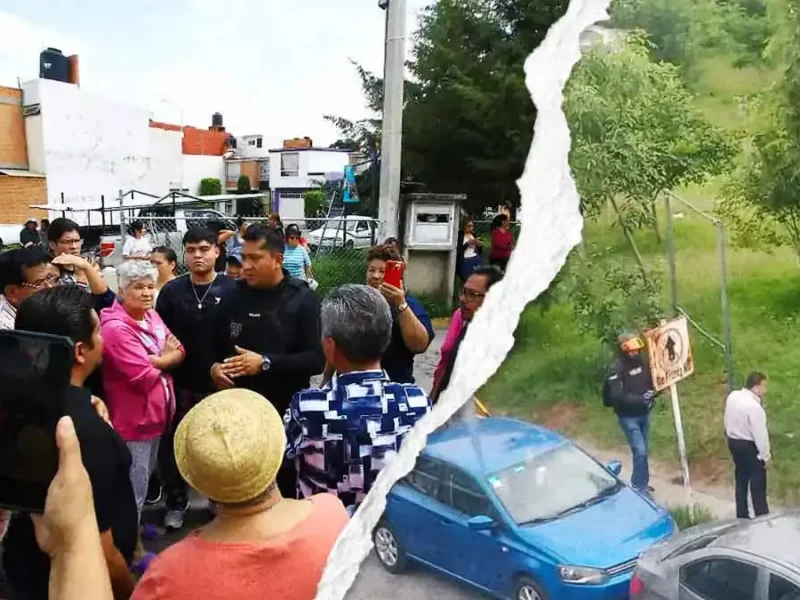 Habitantes de Bosques del Pilar en Puebla denuncian despojo de áreas verdes