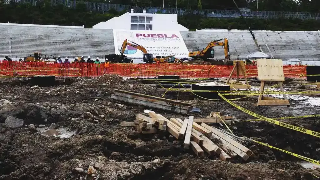 Cancha del Estadio “Ignacio Zaragoza” será elevada y estará arriba de la Universidad del Deporte