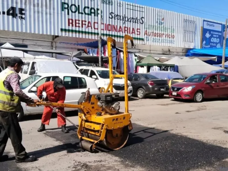 Compromiso firme con la infraestructura vial: Campaña Capitalina Bacheando Puebla