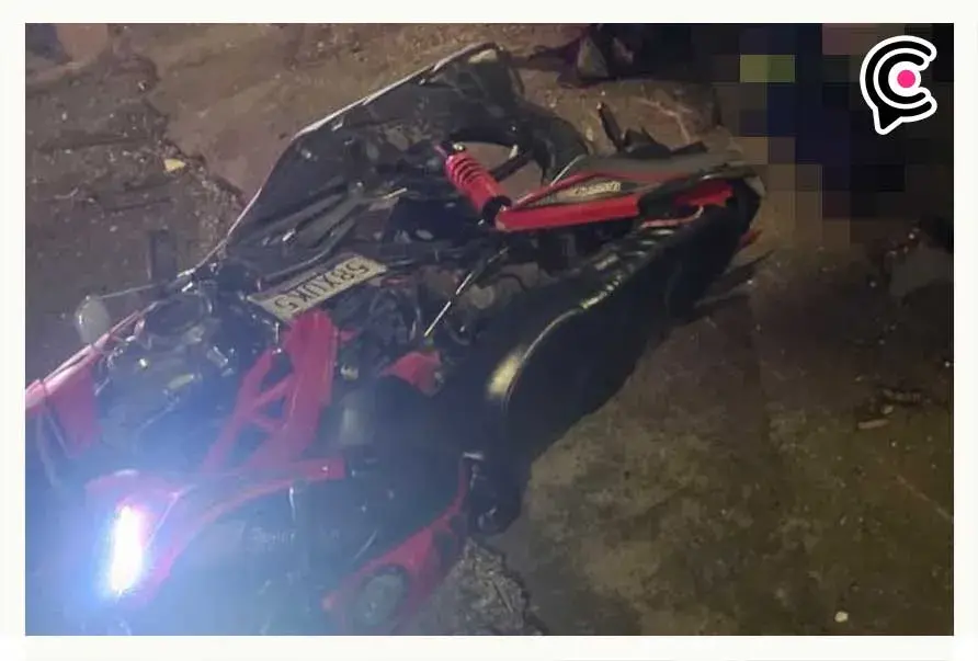 Muere motociclista tras accidente en la Vía Corta a Santa Ana Chiautempan