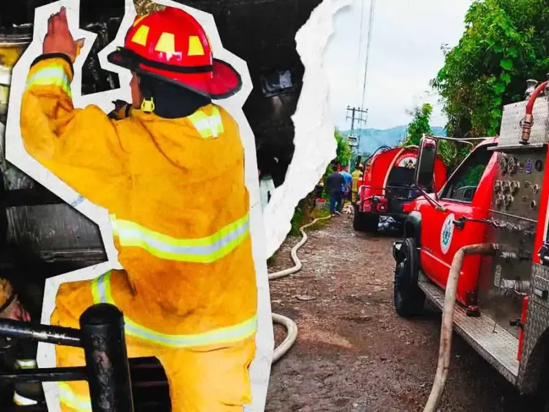Adulto mayor murió en incendio dentro de su casa en Huauchinango, Puebla; investigan causas del siniestro