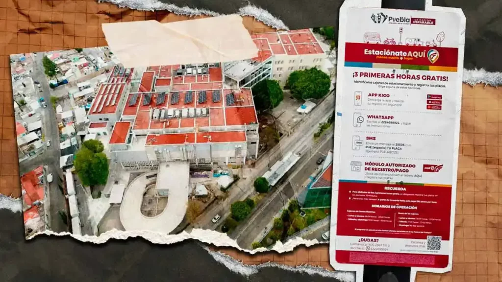 Modifican calles para instalación de parquímetros en zona del IMSS San Alejandro en Puebla