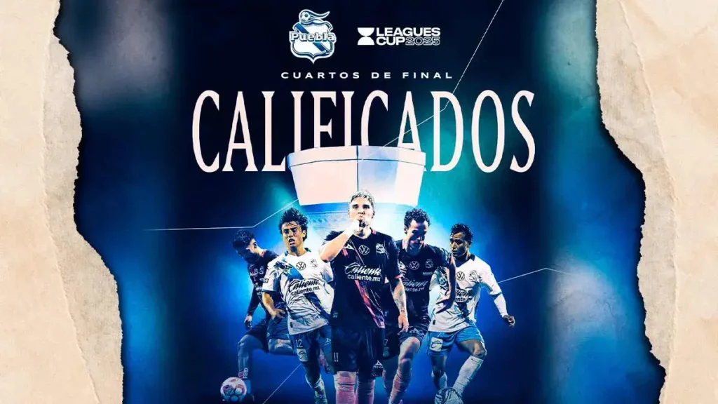 Club Puebla clasifica a los cuartos de final de la Leagues Cup