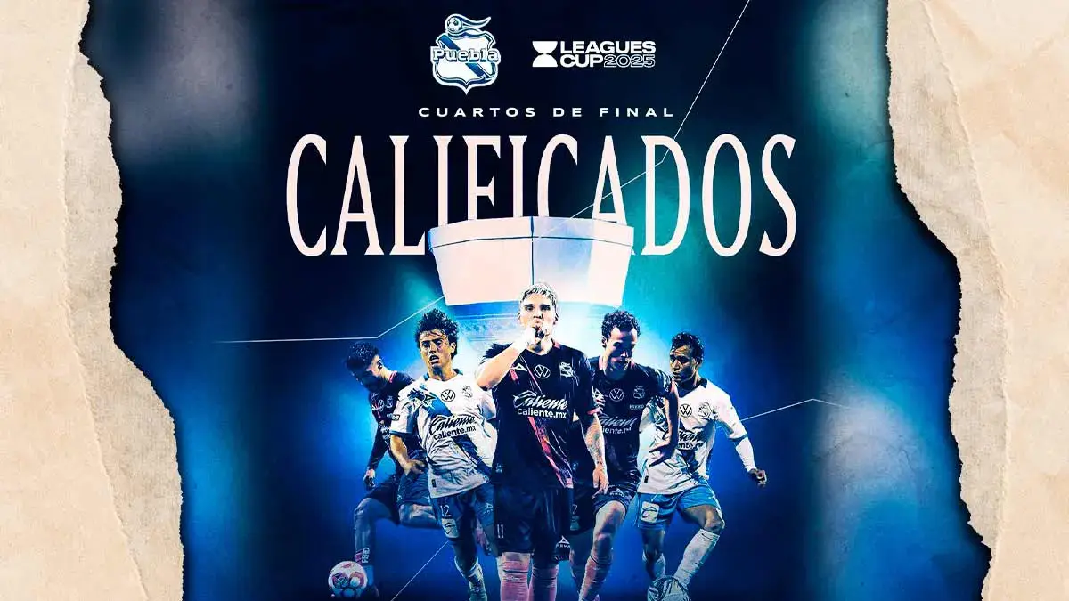 Club Puebla clasifica a los cuartos de final de la Leagues Cup