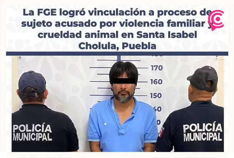 Vinculan a proceso a hombre que mató a perrita por defender a dueña en Cholula
