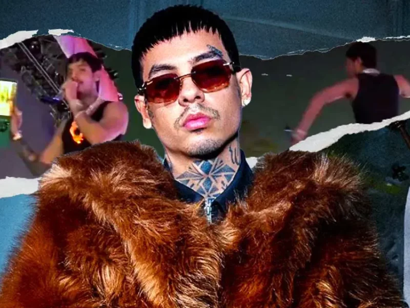 Natanael Cano golpea a su DJ y destroza su equipo durante el Baja Beach Fest