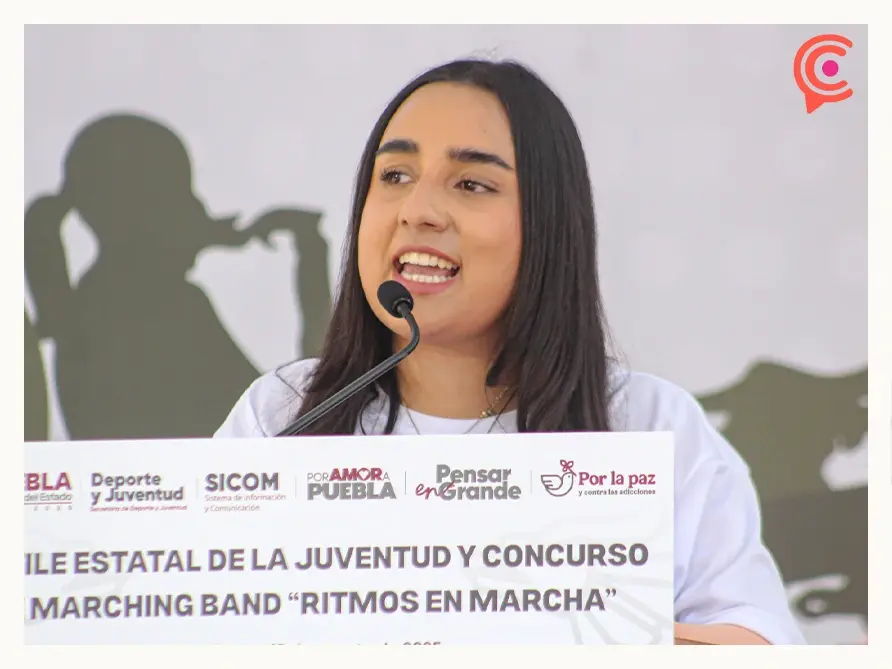 Puebla conmemora Día Internacional de la Juventud con desfile y Marching Band