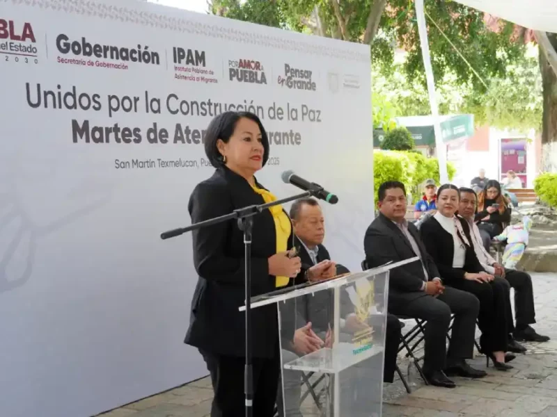 En Texmelucan, se registran 81 personas al programa reencuentro familiar en la Jornada de Atención Migrante