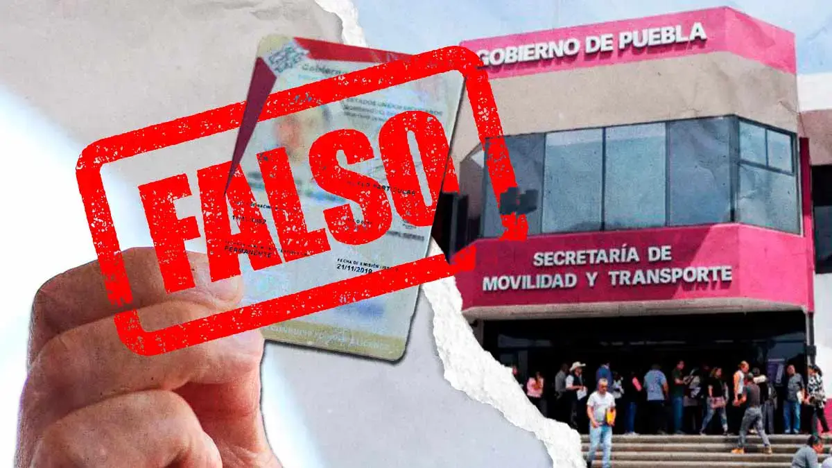 Licencias de conducir falsas en Puebla; Fiscalía abre investigación tras denuncia de SMT