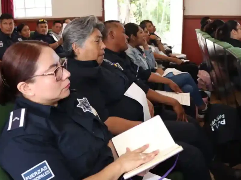 Ariadna Ayala, presidenta de Atlixco, fortalece la profesionalización policial con apoyo de la FGR