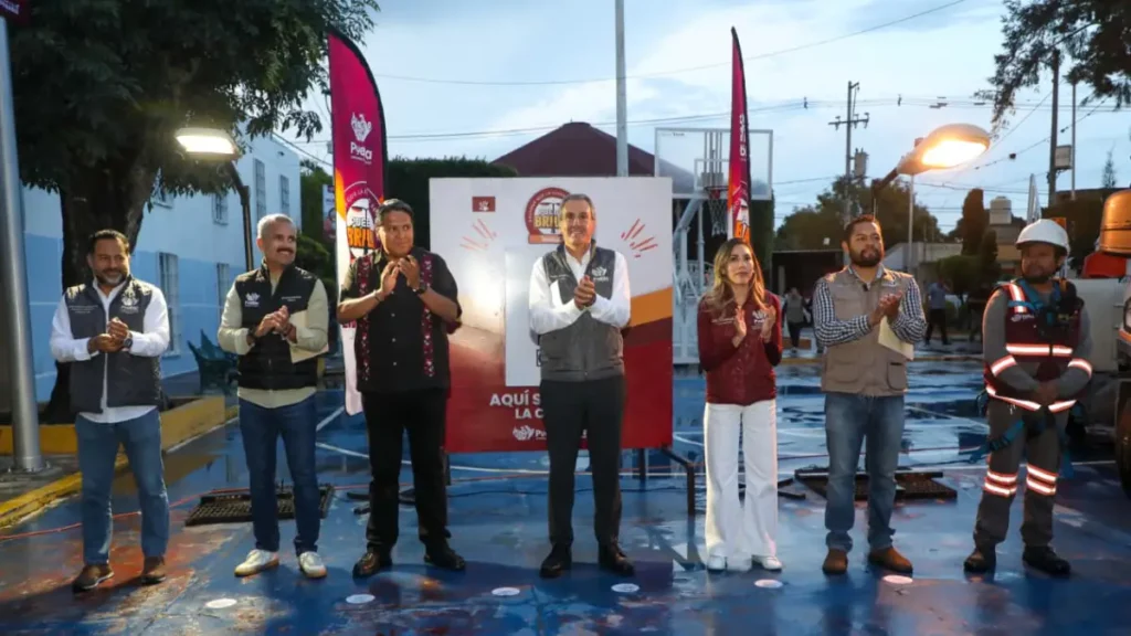Con Puebla Brilla, Pepe Chedraui lleva luz y modernidad a San Pedro Zacachimalpa