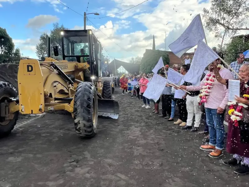 Obra pública con justicia social, el sello del gobierno de Ariadna Ayala, presidenta de Atlixco
