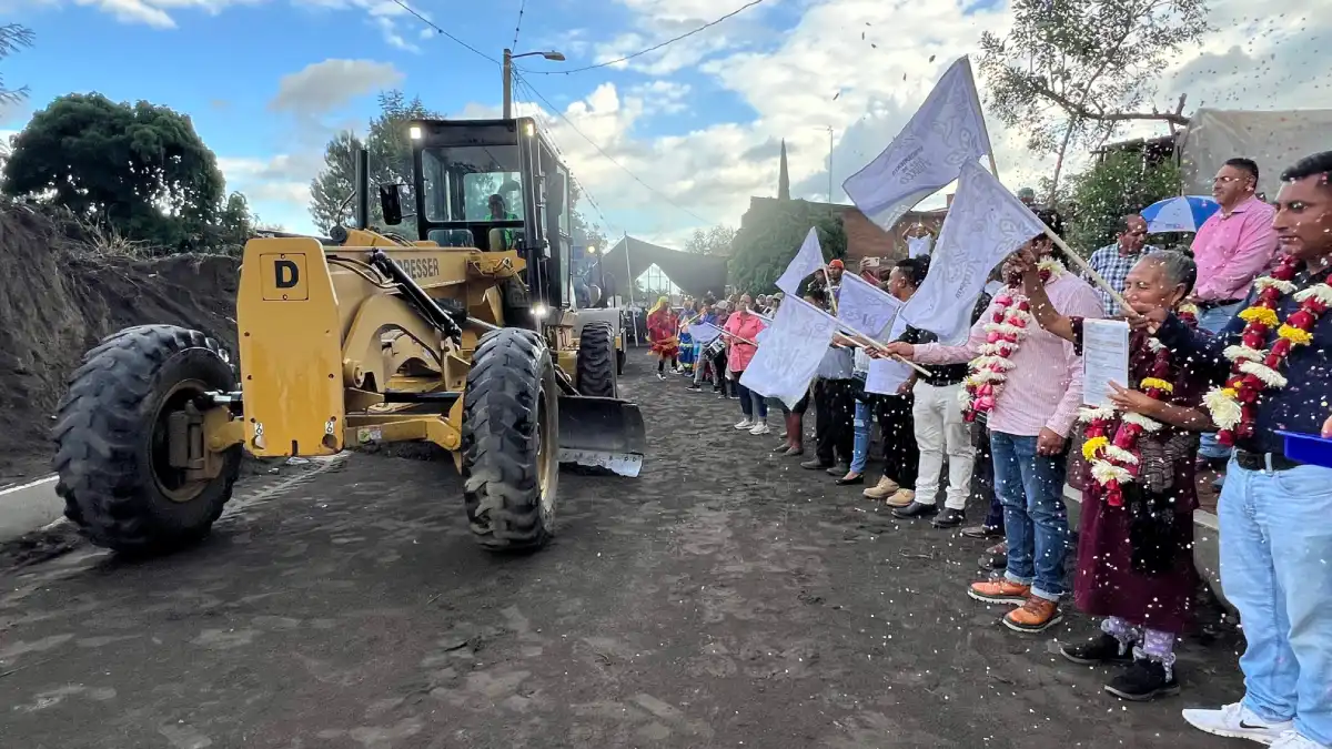 Obra pública con justicia social, el sello del gobierno de Ariadna Ayala, presidenta de Atlixco