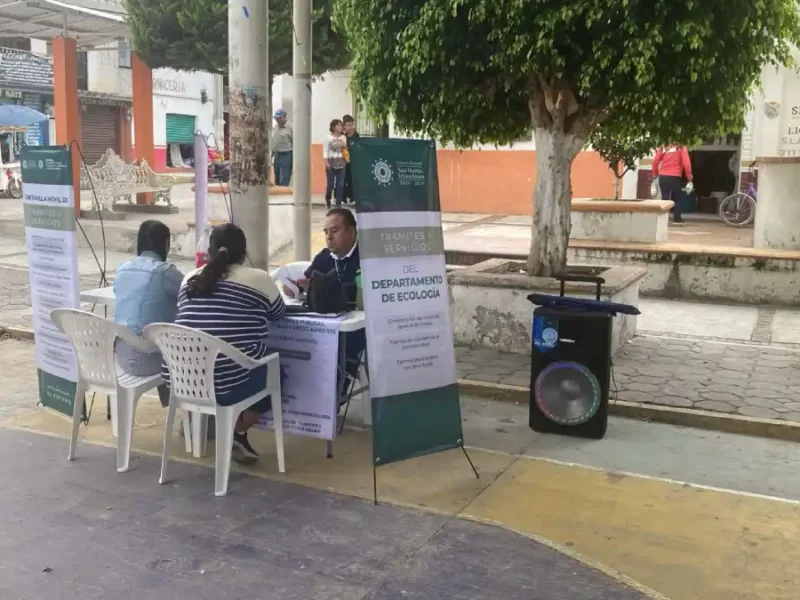Gobierno de Texmelucan implementa Ventanilla Móvil de Desarrollo Urbano y Medio Ambiente