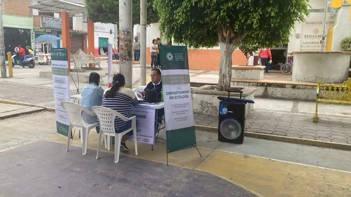 Gobierno de Texmelucan implementa Ventanilla Móvil de Desarrollo Urbano y Medio Ambiente