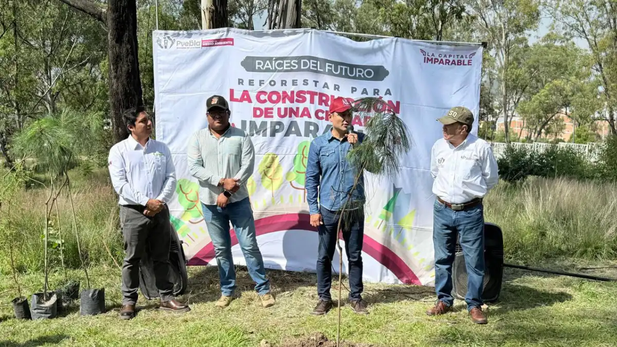 Gobierno de la Ciudad impulsa una Puebla más verde: 520 nuevos árboles para fortalecer nuestras áreas verdes