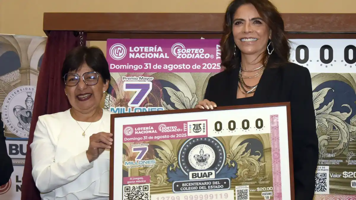 Lotería Nacional emite billete conmemorativo del bicentenario del Colegio del Estado