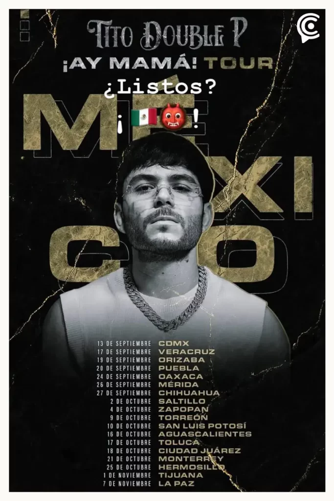 Tito Double P llegará a Puebla en septiembre con su “¡Ay Mamá! Tour”